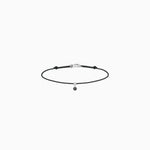 La Brune & La Blonde - Bracelet - Or Blanc & Diamant noir