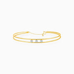 La Brune & La Blonde - Bracelet rigide - Or jaune & diamants