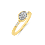 Femme Adorée - Bague - Or Jaune & Diamants
