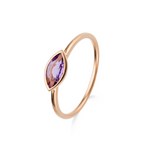 Beheyt - Bague - Or Rose & Améthyste
