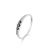 Beheyt - Bague - Or Blanc, Saphirs & Diamants