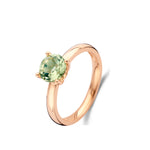 Beheyt - Bague - Or Rose & Prasiolite