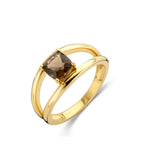 Beheyt - Bague - Or Jaune & Quartz