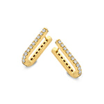Beheyt - Boucles d'oreilles - Or Jaune & Diamants