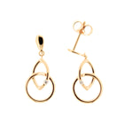 Beheyt - Boucles d'Oreilles - Or Jaune & Diamants