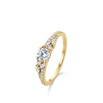 Beheyt - Bague - Or jaune & diamants