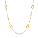 Beheyt - Collier - Or Jaune & Perles
