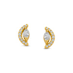 Beheyt - Boucles d'oreilles - Or Jaune & Diamants