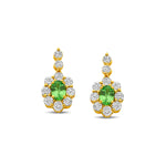 Beheyt - Boucles d'oreilles - Or Jaune, Diamants & Tsavorites