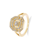 Beheyt - Bague - Or jaune & diamants