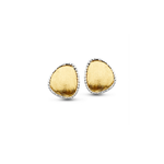 Femme Adorée - Boucles d'Oreilles - Or Jaune & Blanc