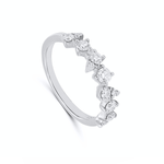 Femme Adorée - Bague - Or Blanc & Diamants