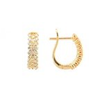 Femme Adorée - Boucles d'Oreilles - Or Jaune & Diamants