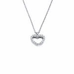 Femme Adorée - Collier - Or blanc & diamants