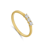 Femme Adorée - Bague - Or Jaune & Diamants