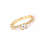 Femme Adorée - Bague - Or Jaune & Diamants