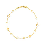 Femme Adorée - Bracelet - Or Jaune & Zirconium