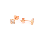 Femme Adorée - Boucles d'Oreilles - Or Rose & Diamants