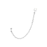 Mono boucle d'oreille - Argent