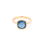 Femme Adorée - Bague - Or Jaune & Pierre Semi-Précieuse