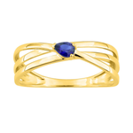 Robbez - Bague - Or Jaune & Saphir