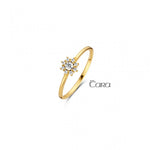 Aucielle - Bague - Or Jaune & Zirconium