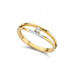 Cara - Bague - Or Jaune & Zirconium