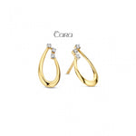 Aucielle - Boucles d'Oreilles - Or Jaune & Diamants