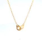 Collier - Plaqué Or - Menottes