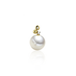 Hesse - Pendentif - Or jaune, perle et diamants