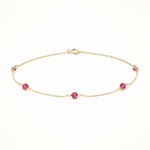Blush - Bracelet - Rhodolite
