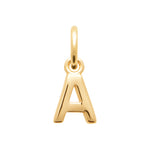 Pendentif - Lettre A-Z - Plaqué or
