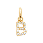 Pendentif - Lettre A-Z - Plaqué or