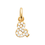 Pendentif - Lettre - Esperluette - Plaqué or
