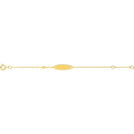 Robbez - Bracelet - Gourmette - Or Jaune