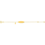 Robbez - Bracelet - Gourmette - Or jaune