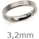 Boccia - Bague - Titane & Diamants
