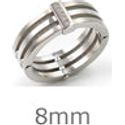 Boccia - Bague - Titane & Diamants
