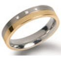 Boccia - Bague - Titane & Diamants