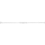 Robbez - Bracelet - Gourmette - Or Blanc