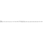 Robbez - Bracelet - Gourmette - Or Blanc