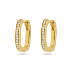 Femme Adorée - Boucles d'oreilles - Or jaune & diamants