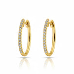 Femme Adorée - Boucles d'oreilles - Or jaune & diamants