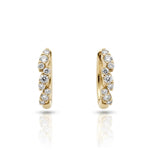 Femme Adorée - Boucles d'oreilles - Or jaune & diamants
