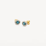 Blush Diamonds - Boucles d'oreilles - Diamants & Topazes London