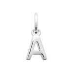 Pendentif - Lettre A-Z - Argent