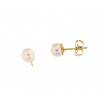 Beheyt - Boucles d'oreilles - Or Jaune & Perles