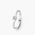 Beheyt - Bague - Or Blanc & Diamants