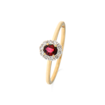 Beheyt - Bague - Or jaune, rubis & diamants