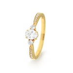 Beheyt - Bague - Or jaune & diamants